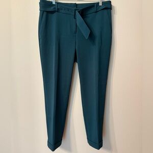 LOFT Devin Slim Ankle Pant -Teal